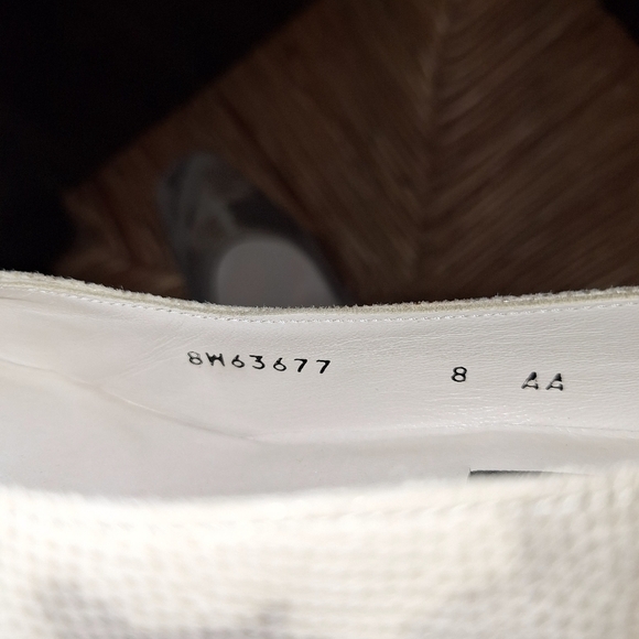 Stuart Weitzman block toe heels snake skin size 8 - Picture 7 of 8